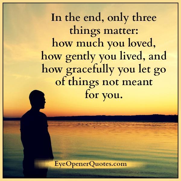 In The End Only Three Things Matter Quote : Delicate Moon Necklace ...